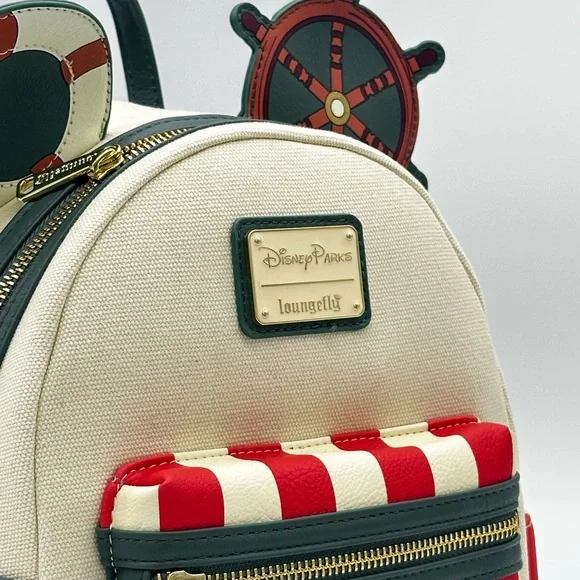 Disney Mickey Mouse: The Main Attraction Loungefly Mini Backpack - Picture 4 of 16